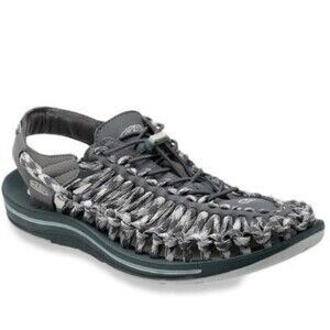 Keen UNEEK Men's Two-Cord Water Sandal in Magnet/Vapor Gray 8.5